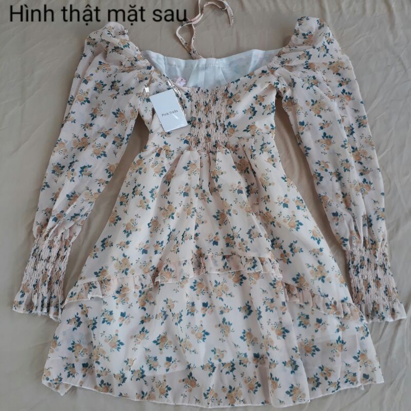 Đầm hoa nhí, váy hoa nhí phong cách nhẹ nhàng ngọt ngào ulzzang