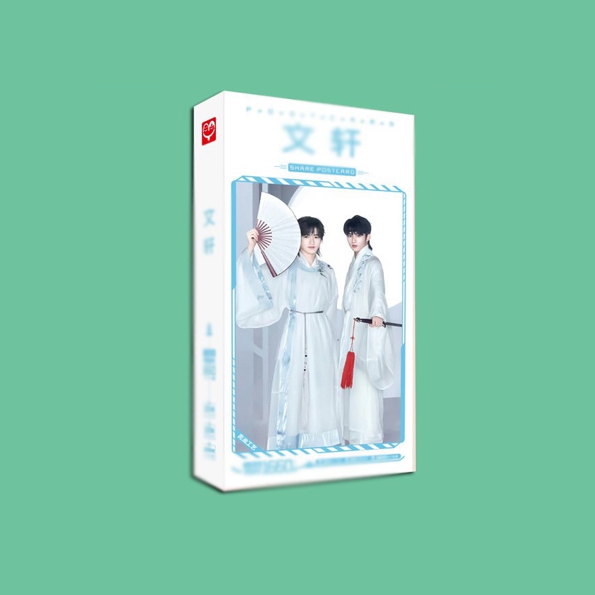 Hộp ảnh postcard in hình couple VĂN HIÊN - Tống Á Hiên Lưu Diệu Văn TNT Thời Đại Thiếu Niên Đoàn idol thần tượng hoa ngữ