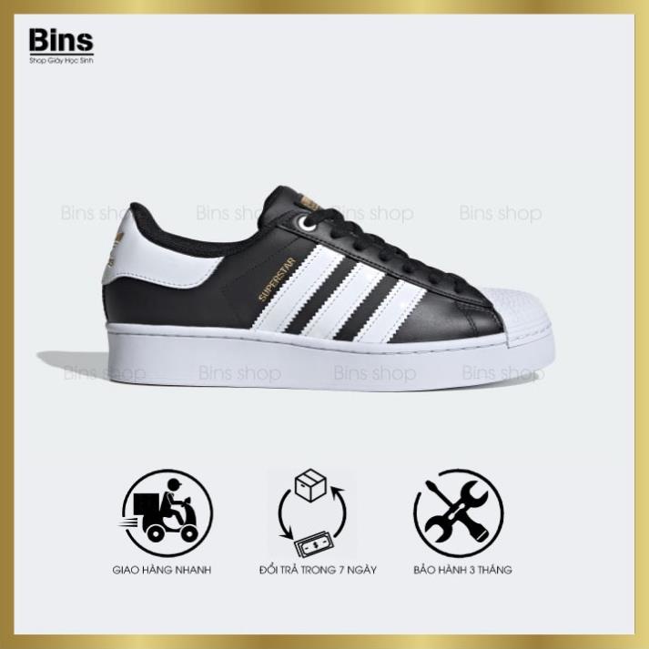Giày thể thao học sinh Das Superstar Classic Black - full sz 36-43