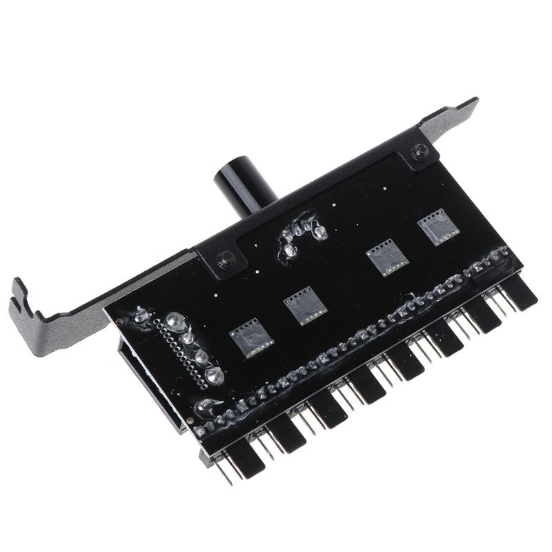 Bộ Chia 1 Ra 8 Cổng Quạt Tản Nhiệt PWM DC 12V 4 PIN Chuyên Dụng Cho PC