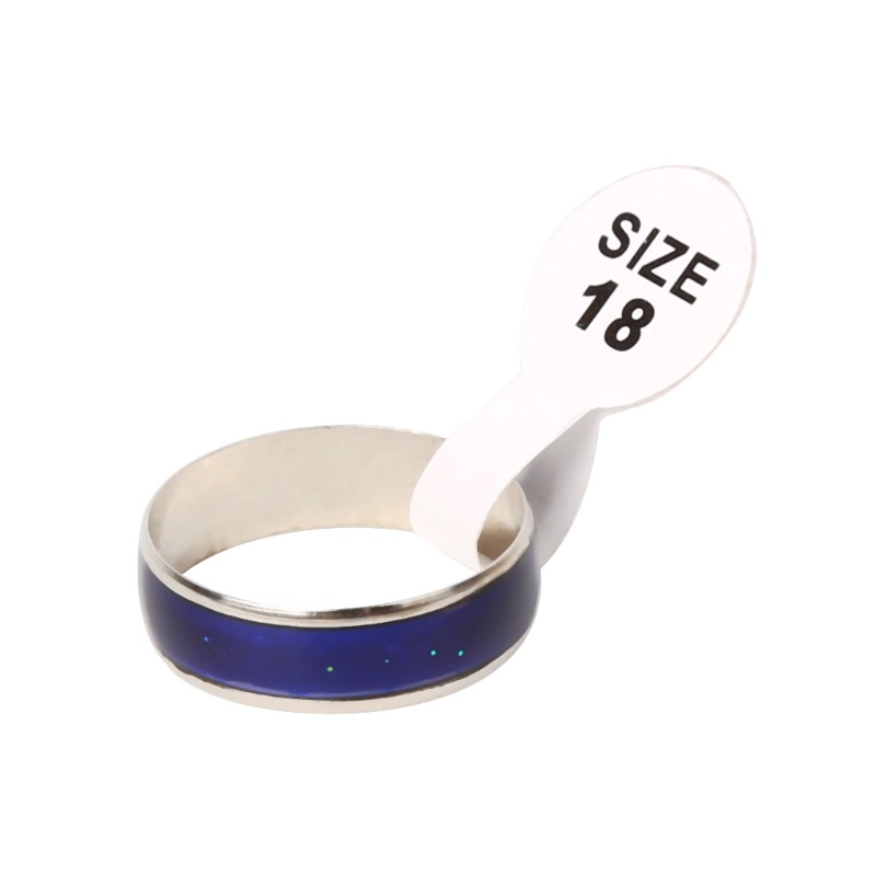 Nhẫn Hình Bầu Dục Cảm Xúc Thay Đổi Màu Sắc Retro