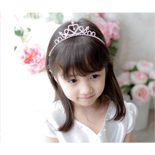 Vương miện cho bé gái dùng cài tóc để mặc với đầm công chúa PKBG001