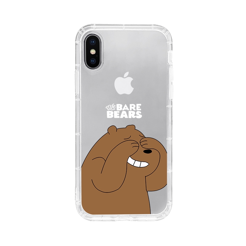 Ốp điện thoại trong suốt họa tiết chú gấu độc đáo dành cho iphone 6/6s/6s+/7/7+/8/8+/x/xs max/xr We Bare Bears Clear Soft case