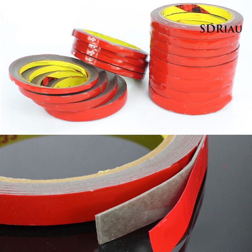 1 Cuộn Băng Keo Hai Mặt Acrylic Siêu Dính Tiện Dụng Cho Gia Đình / Xe Hơi