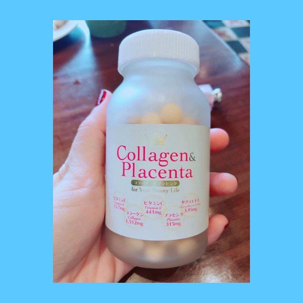 Viên Uống Collagen Placenta Của Nhật Bản, 270 viên