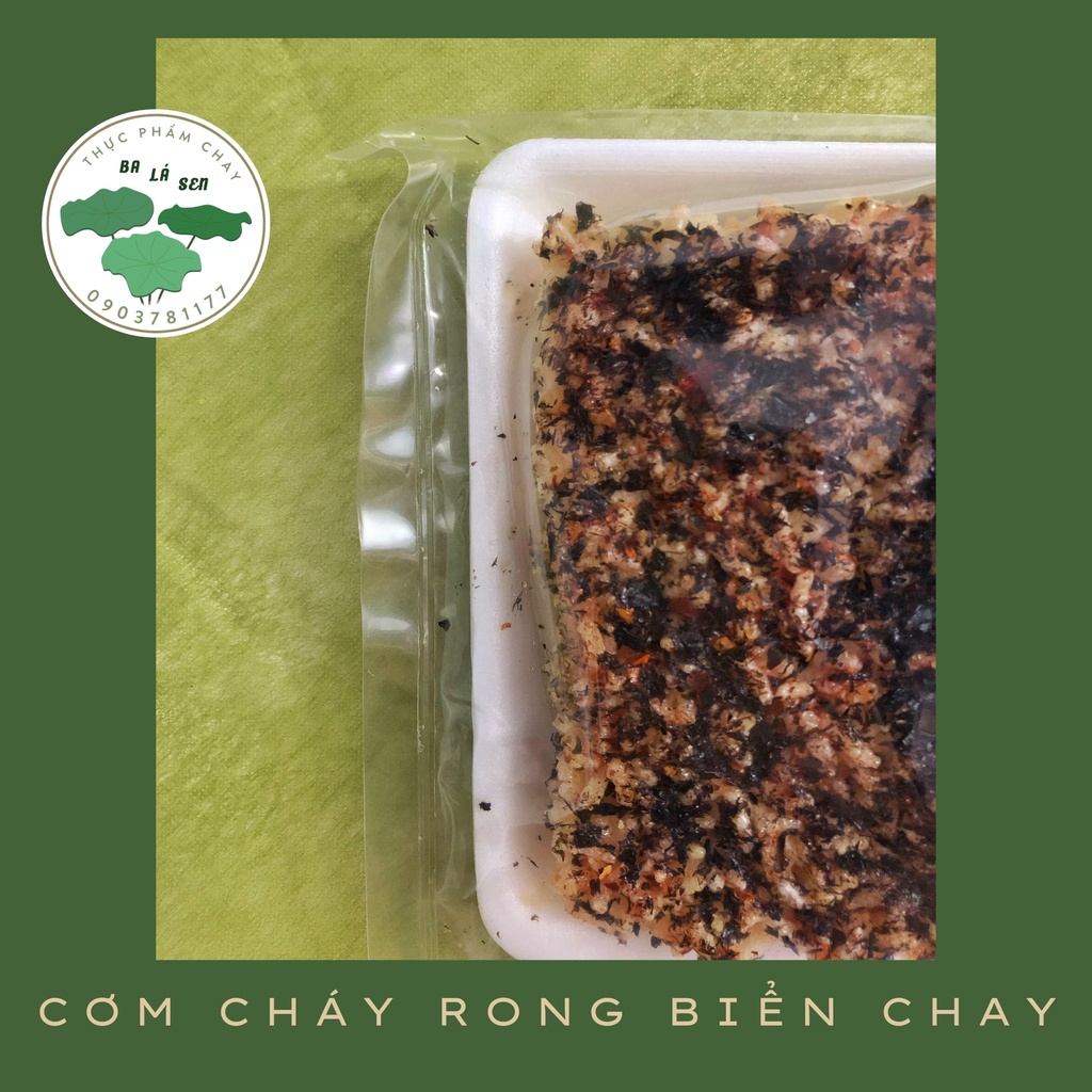 Cơm cháy rong biển chay giòn, đậm gia vị 180gr