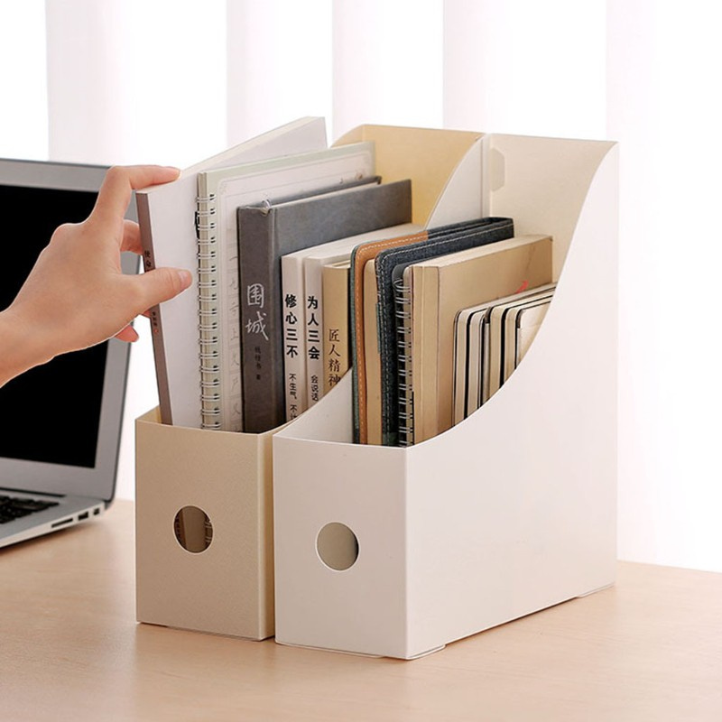 HO Office Document File Storage Box Folding Desktop Organizer Multi-functional Books Sundries Storage Stationery