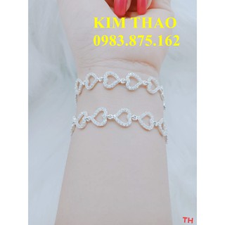 Lắc tay nữ bạc ta - lắc tim bạc 925