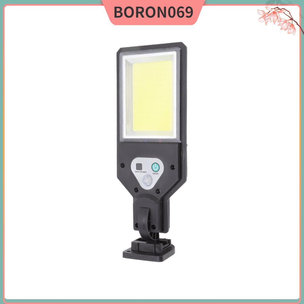 Ánh sáng năng lượng mặt trời Dẫn ánh sáng đường phố cảm biến chuyển động 3000LM 3 chế độ IP65 chống nước Lý tưởng cho lối đi sân vườn hiên nhà Boron069