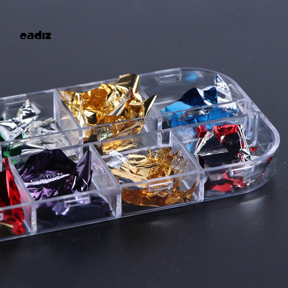 Hộp Hạt Kim Tuyến Trang Trí Móng Tay Chuyên Nghiệp Xinh Xắn