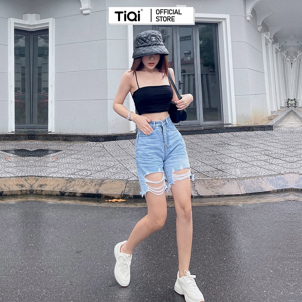 Quần jean ngố nữ lưng cao TiQi Jeans N212 | BigBuy360 - bigbuy360.vn