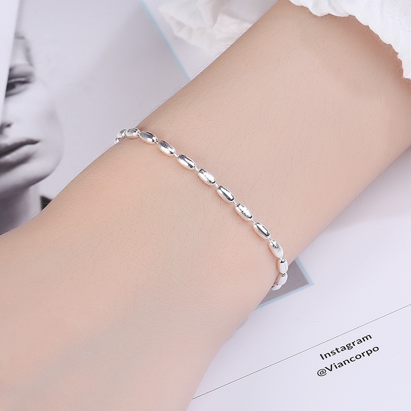 Vòng tay bạc 925 tùy chọn kiểu dáng thời trang dành cho nữ