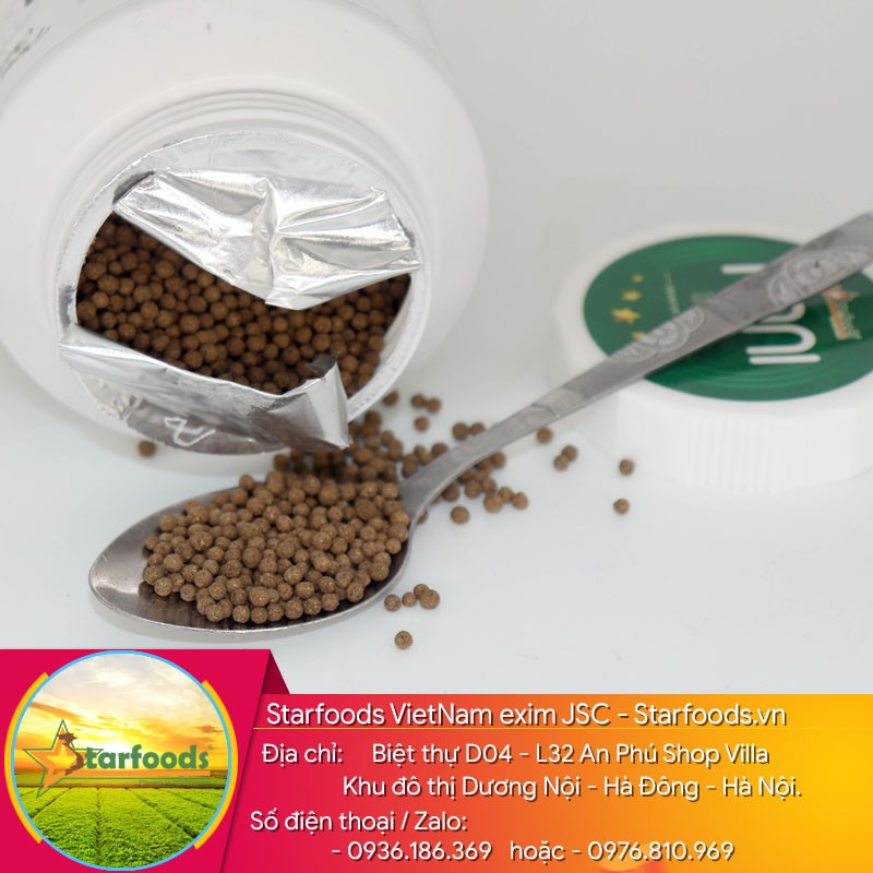 Nhàu Viên Noni nhà làm (Noni pills handmade), hộp nhựa & giấy 400g, sản phẩm noni tâm thành. Sản phẩm STARFOODS VIỆT NAM | BigBuy360 - bigbuy360.vn