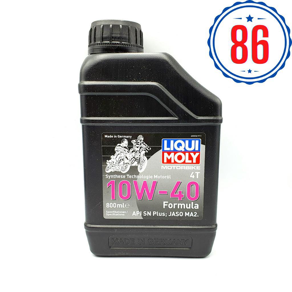 Nhớt Tổng Hợp Xe Số Liqui Moly 4T 10w40 Formula 800ML Nhập Khẩu Từ Đức