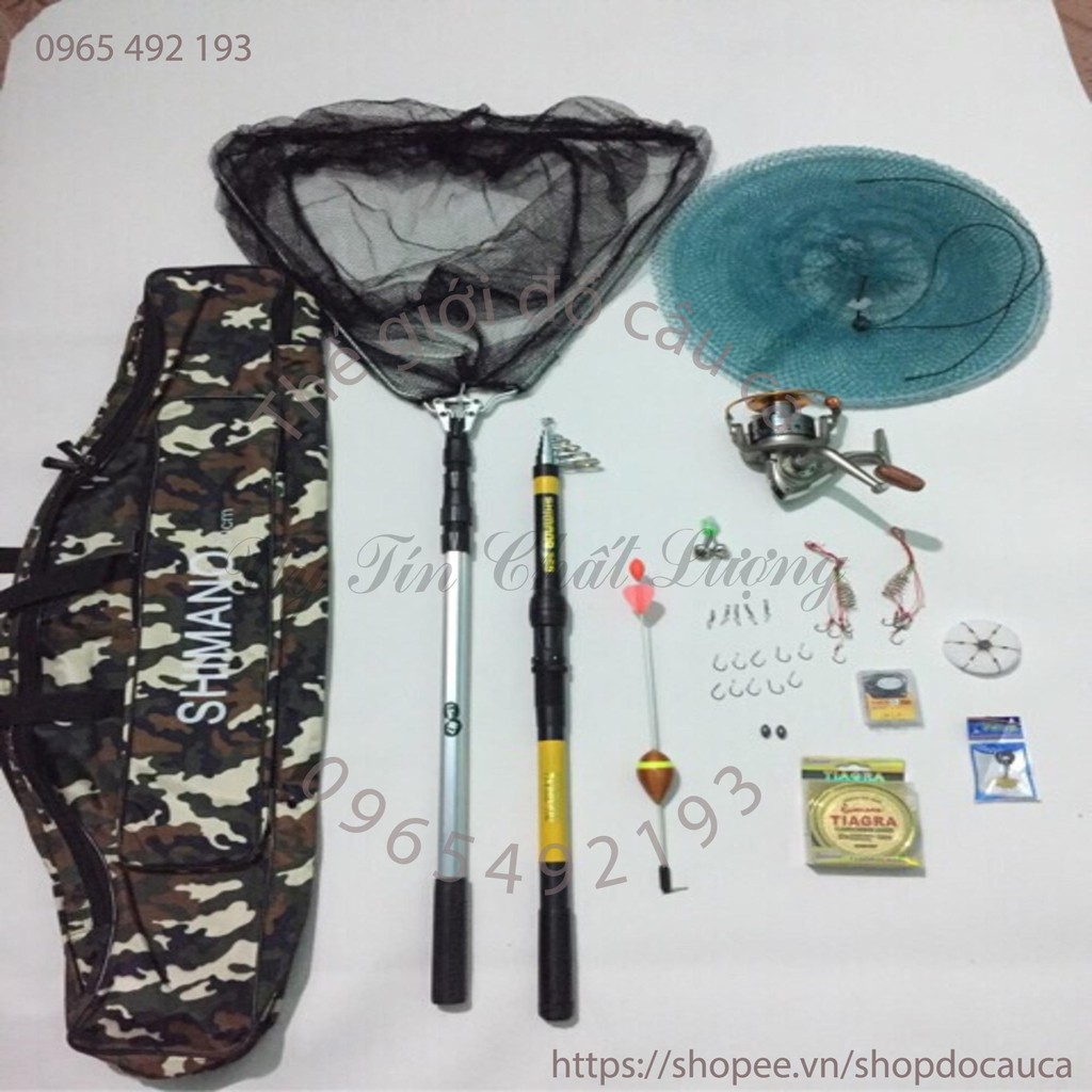 Bộ cần câu shimano 3m6 trâu bò ,máy yumoshi 7000 kèm phụ kiện ( rẻ vô địch )