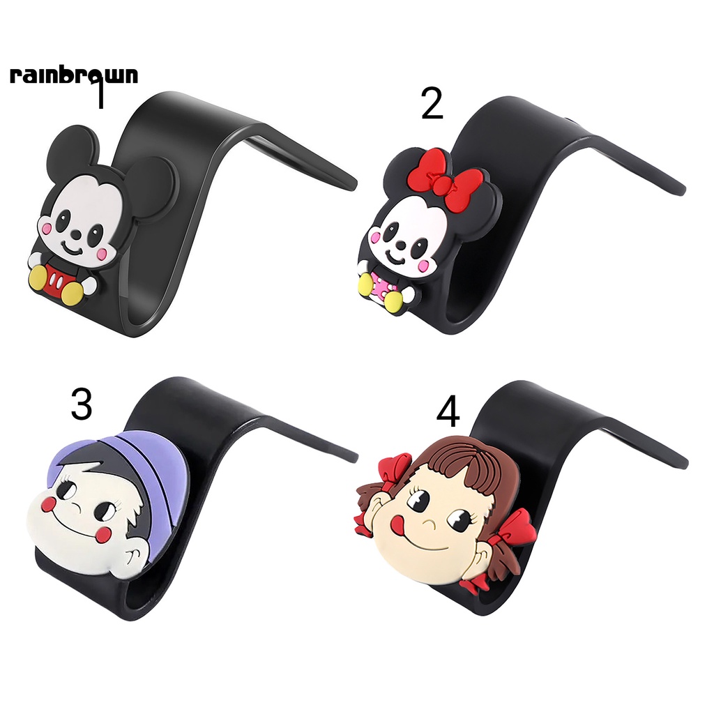 Móc treo đồ gắn sau ghế xe hơi hình hoạt hình đáng yêu