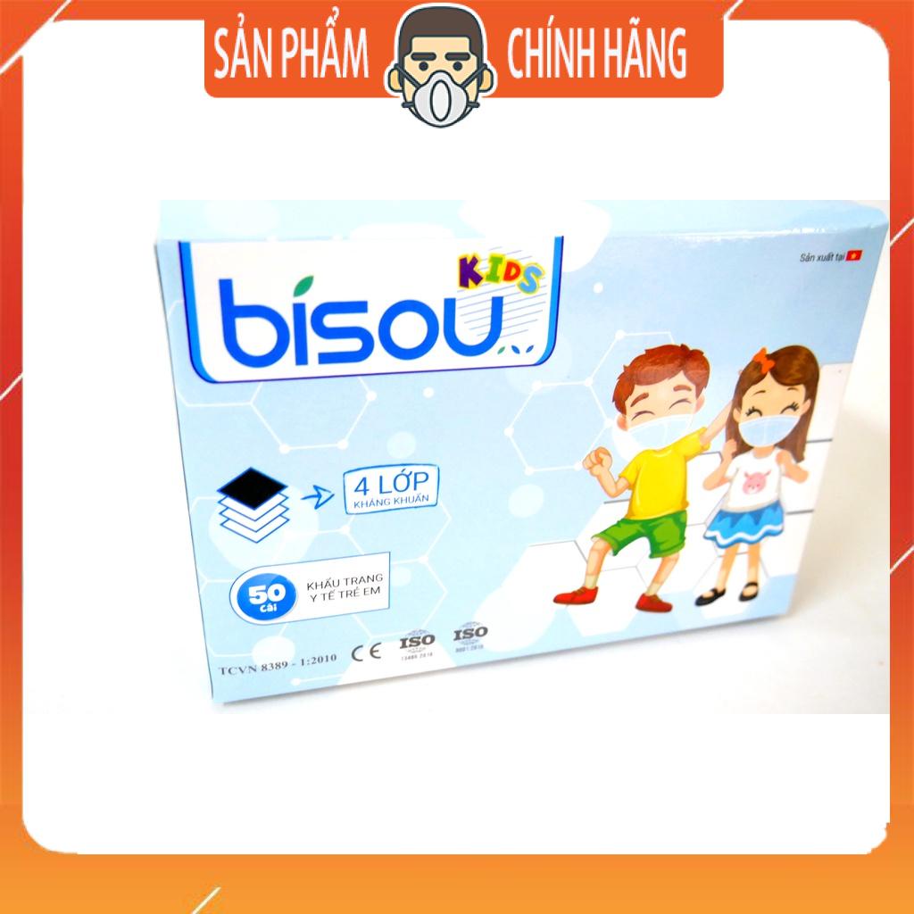 Khẩu trang Bisou cho bé từ 6 tháng đến 10 tuổi