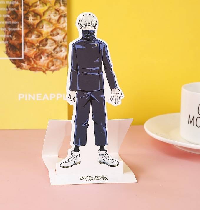 Mô Hình Figure Japan Anime Jujutsu Kaisen paper Figure Stand Model Plate Desk Decor Itadori kids gift Itadori Yuuji Gojou Satoru Fushiguro Megumi Kugisaki Nobara