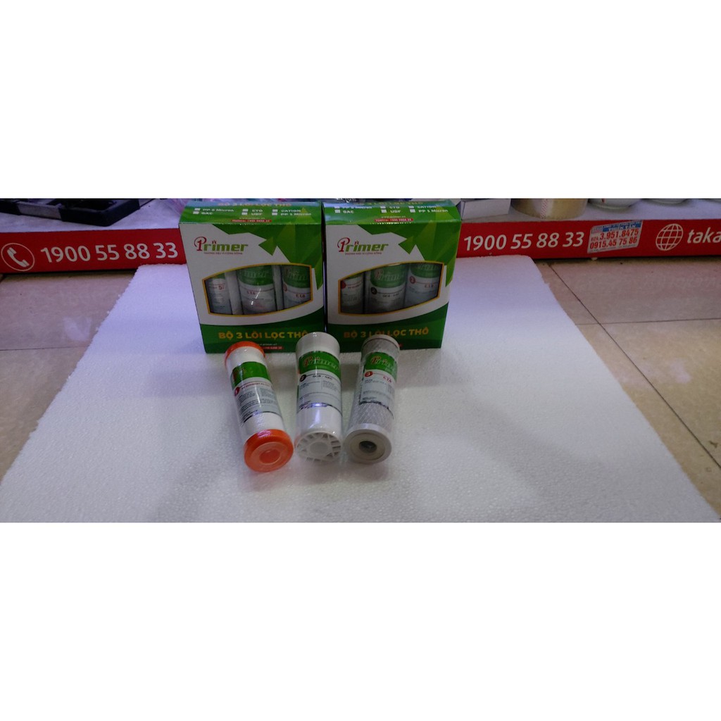 COMBO Bộ 3 Quả Lọc Nước Cao Cấp Chính Hãng PRIMER