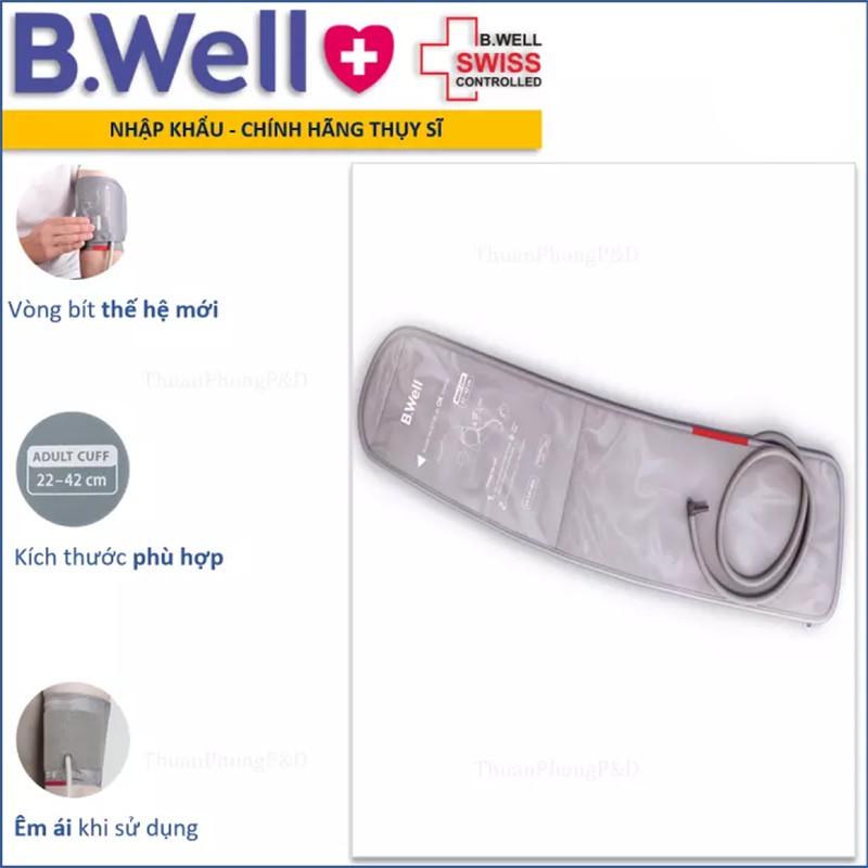 Máy Đo Huyết Áp Bắp Tay - B.Well Swiss Med 55 - Bảo Hành 5 Năm (1 đổi 1)