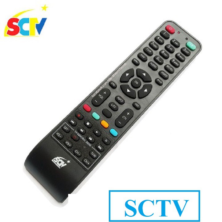 Remote điều khiển Hộp SCTV - điều khiển tivi SCTV