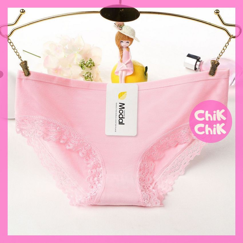 Quần lót nữ viền ren Modal cực đẹp - ChikChik QL034