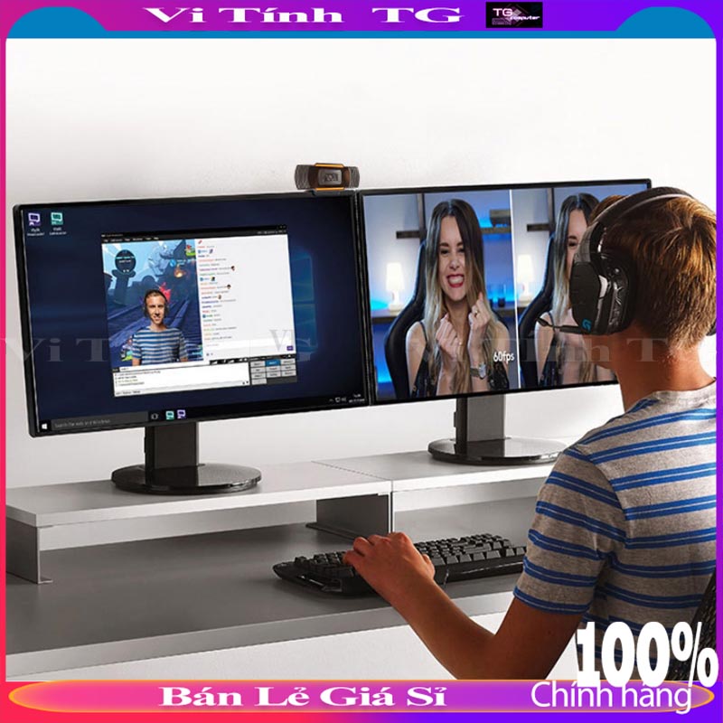 Webcam máy tính có mic 720p học online giá rẻ Vi tính TG wc720 | BigBuy360 - bigbuy360.vn