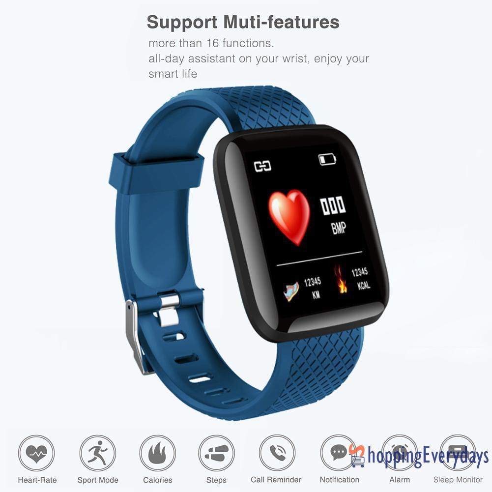 SV Vòng Đeo Tay Thông Minh D13 Theo Dõi Nhịp Tim / Huyết Áp Chống Nước 116 Plus