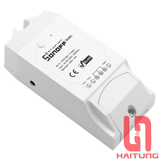 Điều khiển Từ Xa Qua WIFI 2 Kênh Sonoff Dual, WiFi 3G 4G hỗ trợ Alexa, Google home, Homekit - Thiết bị điện Hai Tùng