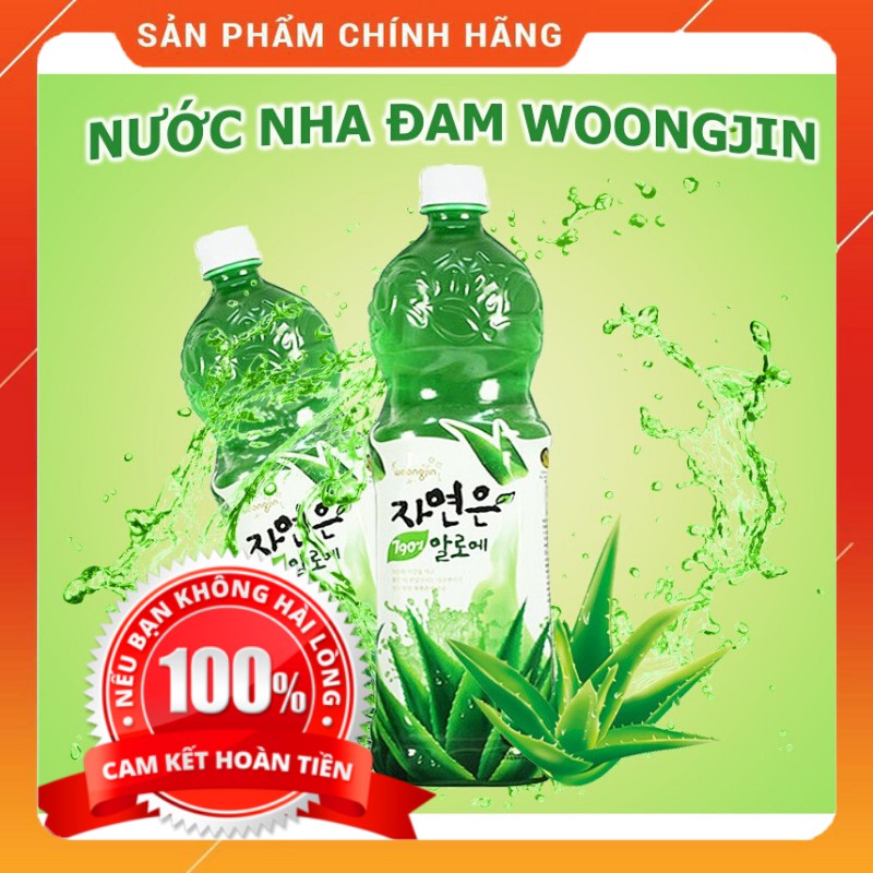 Nước Nha Đam Hàn Quốc✌Freeship✌Nước Nha Đam Hàn Quốc Thơm Ngon Bổ Dưỡng 1500ml