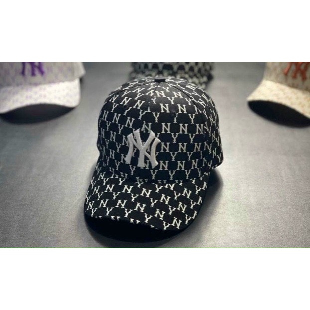 Combo nón kết nam, Nón cặp tình nhân NY Monogram vải đẹp chuẩn thời trang (Ảnh thật)