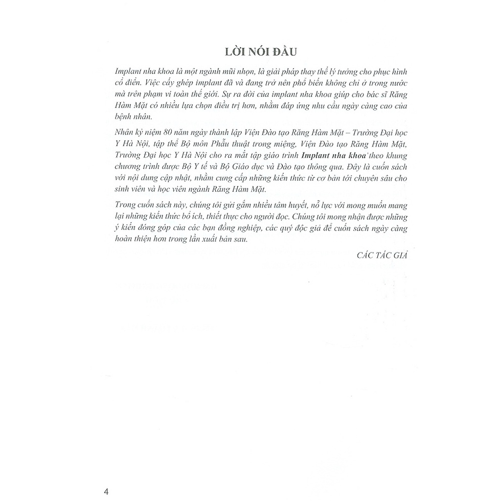 Sách - Implant Nha Khoa I