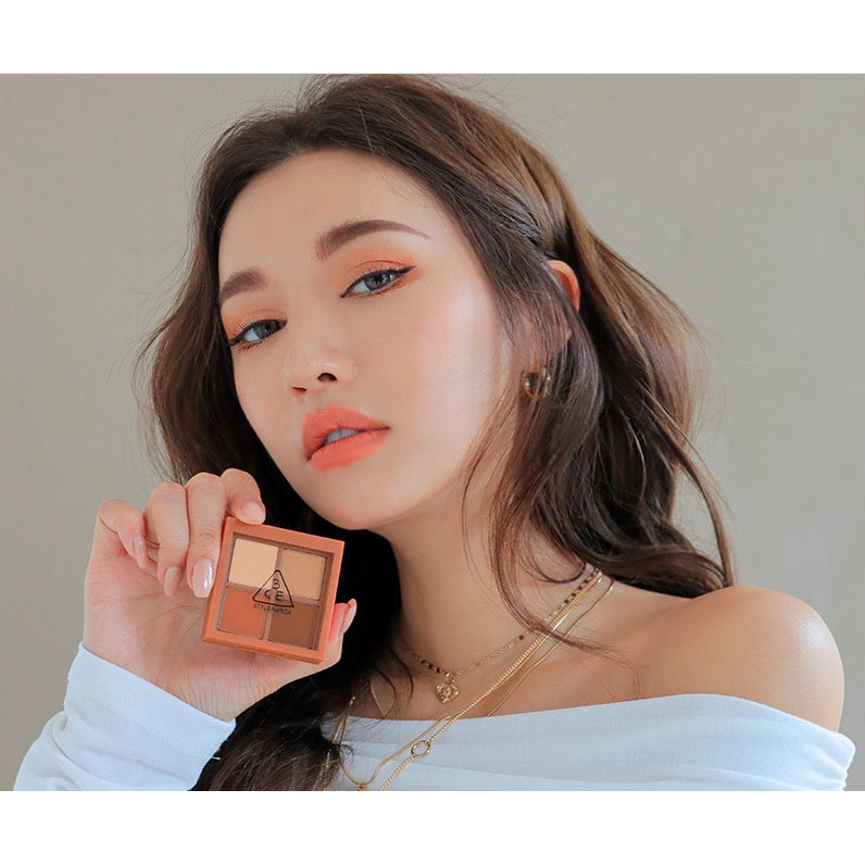 BẢNG MÀU MẮT 3CE 4 Ô MINI MULTI EYE COLOR PALETTE- HỘP VUÔNG