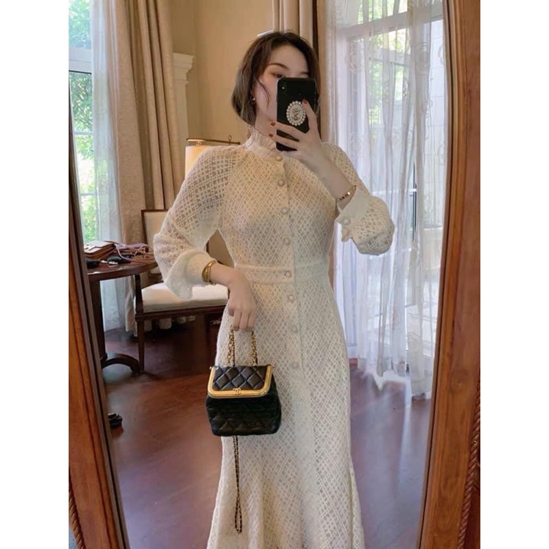 VÁY REN ĐUÔI CÁ ĐÍNH HOA