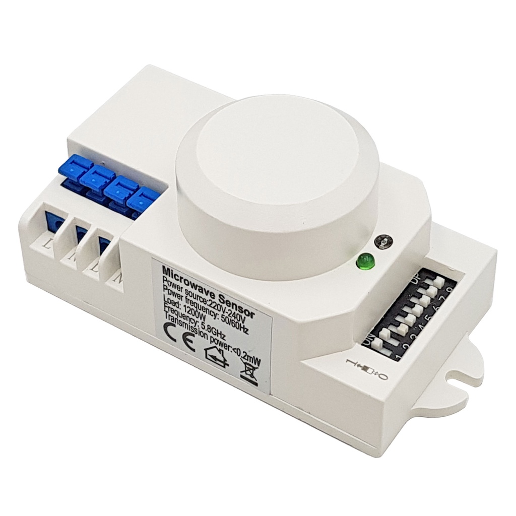 Công tắc cảm ứng chuyển động radar vi sóng 5.8GHz 220VAC