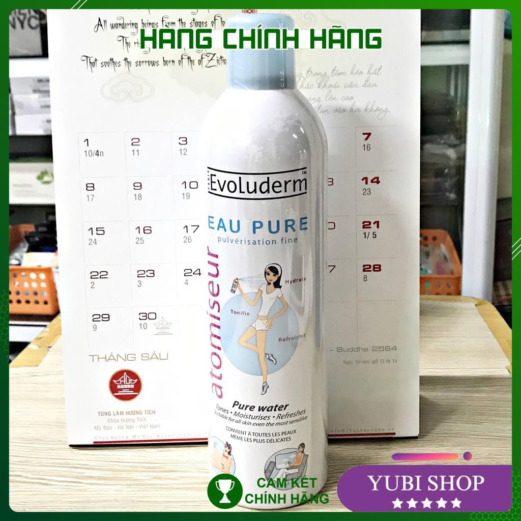 [HÀNG AUTH] XỊT KHOÁNG EVOLUDERM - Xịt Khoáng Evoluderm Pháp Cấp Ẩm Làm Dịu Da 400ml