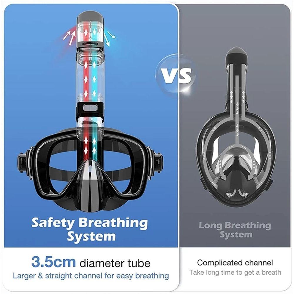 MAYSHOW Kính Lặn Chống Sương Mù, Có Thể Gấp Được