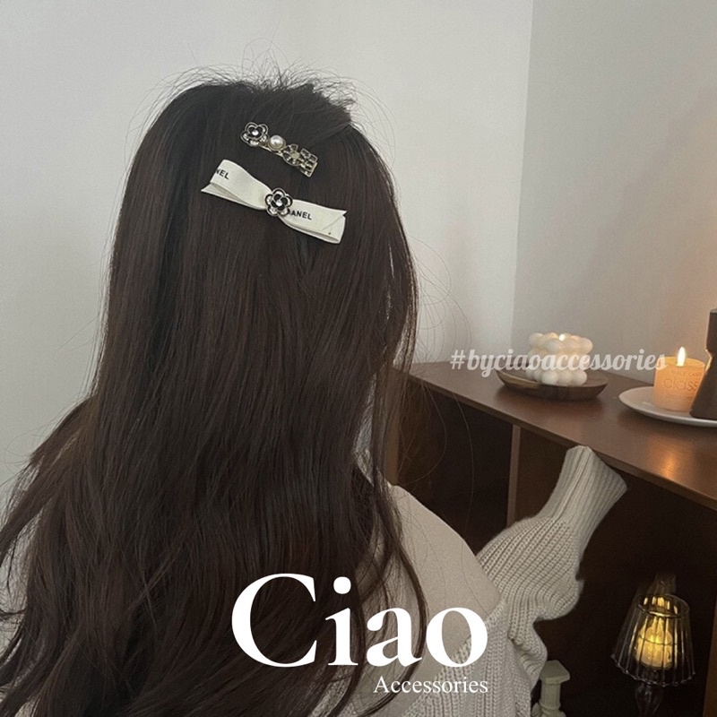 [HOẢ TỐC 1H] Kẹp tóc/ Phụ kiện tóc kim loại thiết kế đính đá tinh tế mã 23 Ciao accessories