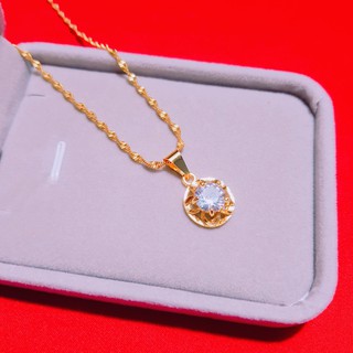 Dây chuyền mặt hoa ❤️❤️ Dây chuyền nữ mạ vàng thiết kế cao cấp - Suri VB038