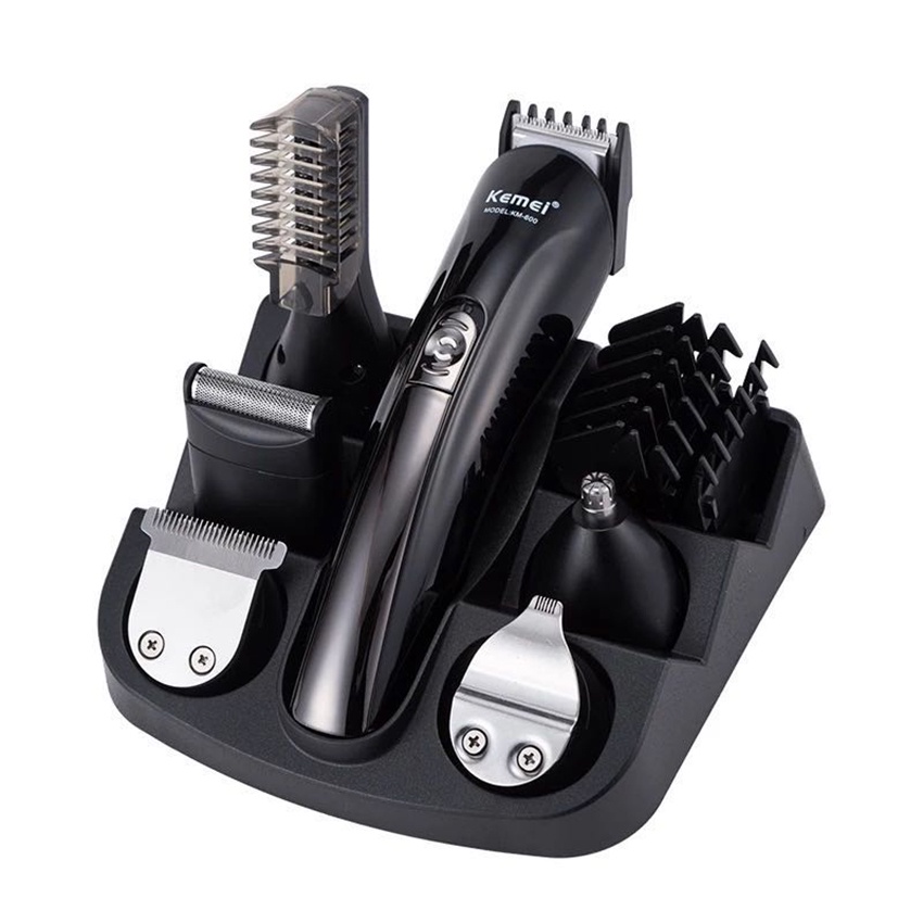 Bộ Tông Đơ Cắt Tóc Đa Năng Kemei KM-600 Cao Cấp 11 In 1