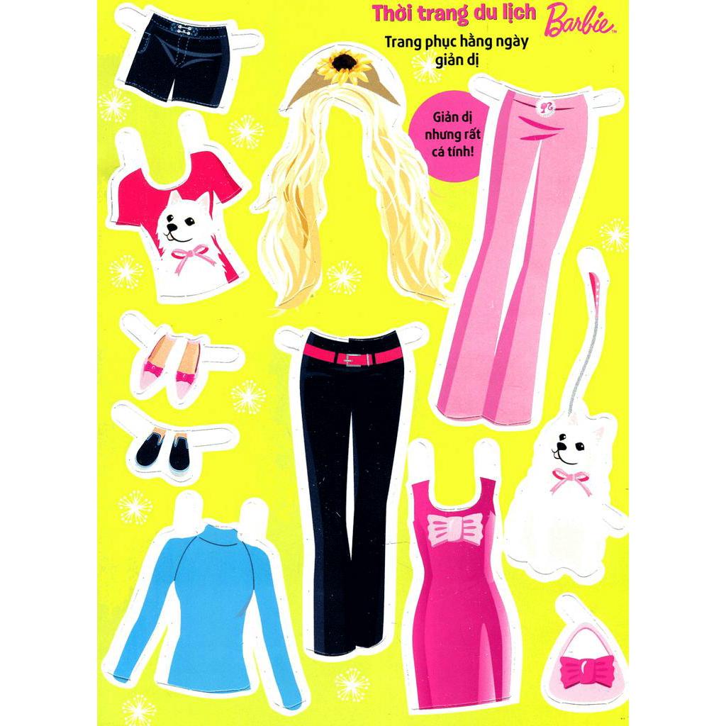 Sách Thiết Kế Thời Trang Barbie - Thời Trang Du Lịch
