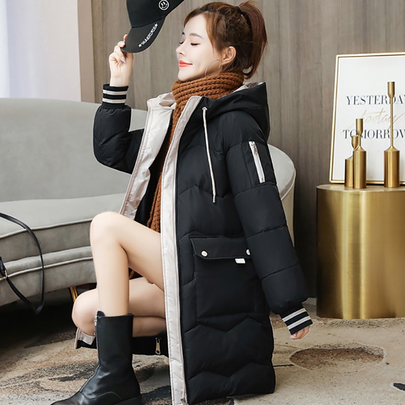 IELGY IELGY Áo Khoác Đệm cotton Dáng Rộng Phong Cách Hàn Quốc Thời Trang Mùa Đông