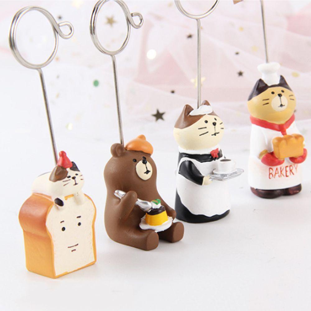 PEWANY Giá Đỡ Kẹp Tài Liệu Bằng Nhựa Resin Đáng Yêu Sáng Tạo Dành Cho Văn Phòng