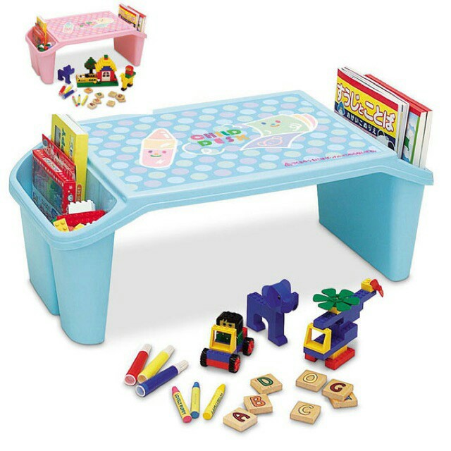 Bàn học cho bé nhựa Việt Nhật. Bàn nhựa đa năng có ngăn để đồ | BigBuy360 - bigbuy360.vn