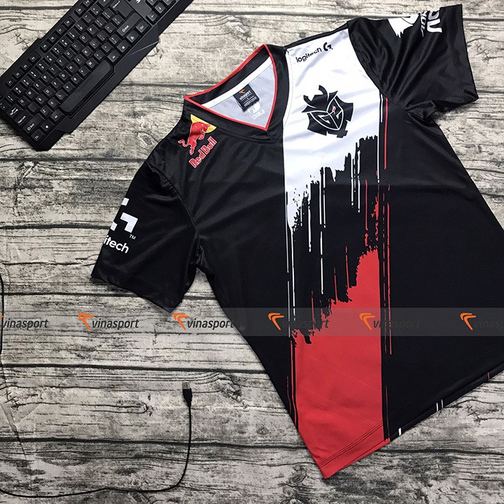 Áo game thi đấu Esports thun ngắn tay nam - Team G2 PRO 2020 màu đen, dáng suông | BigBuy360 - bigbuy360.vn