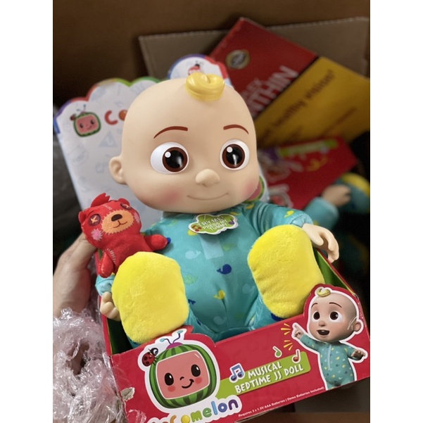 Đồ chơi búp bê JJ Cocomelon có nhạc chính hãng, giúp bé vừa chơi vừa học tiếng anh hiệu quả