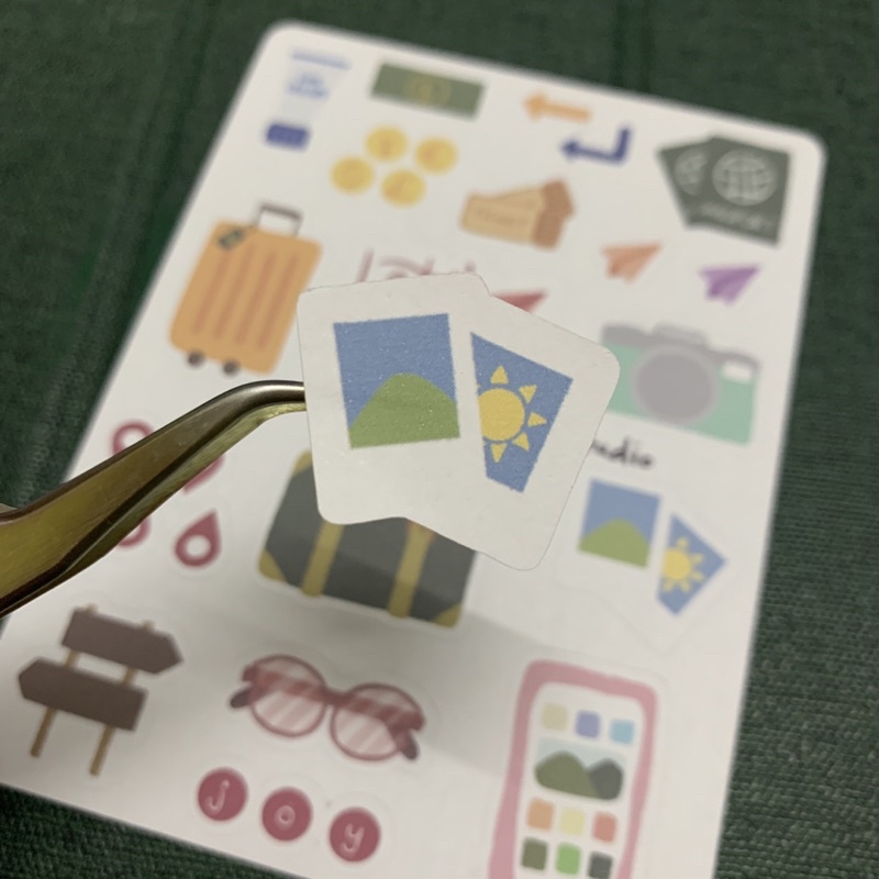 Sticker Planner Summer Vacation, Sticker mùa hè | Designed by Plan With Prey