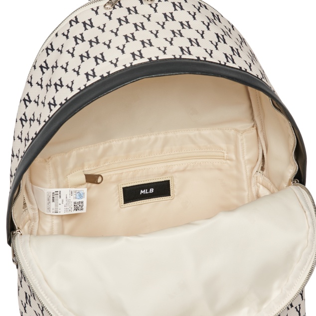 BALO MLB MONOGRAM NEW YORK YANKEES🔥CHÍNH HÃNG🔥Ba-lo MLB Classic Backpack Màu White -SIMPLE SNEAKER