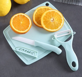 Bộ dao thớt mini cho bé [Sẵn Hàng]