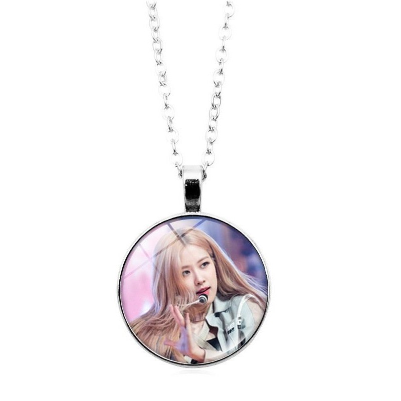 Vòng cổ in hình BLACKPINK Lisa Jennie Rose Jisoo xinh xắn quà tặng độc đáo idol thần tượng kpop